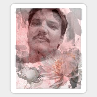 Pedro Pascal pink mist Sticker